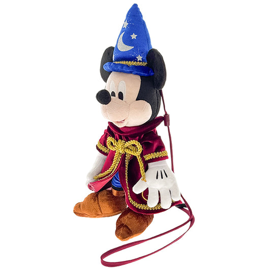 HKDL - Sorcerer Mickey Carry Me Plush Crossbody Bag (Sorcerer Mickey 2025)【Ready Stock】
