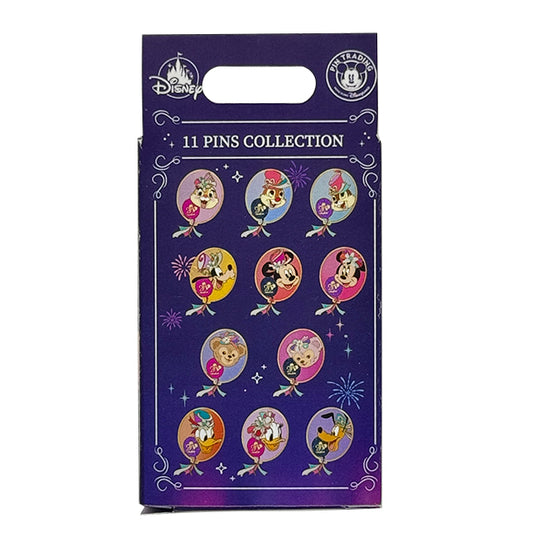 HKDL - Mickey & Friends 2-Piece Mystery Pin Blind Pack, HKDL 20th Anniversary Grand Celebration【Ready Stock】