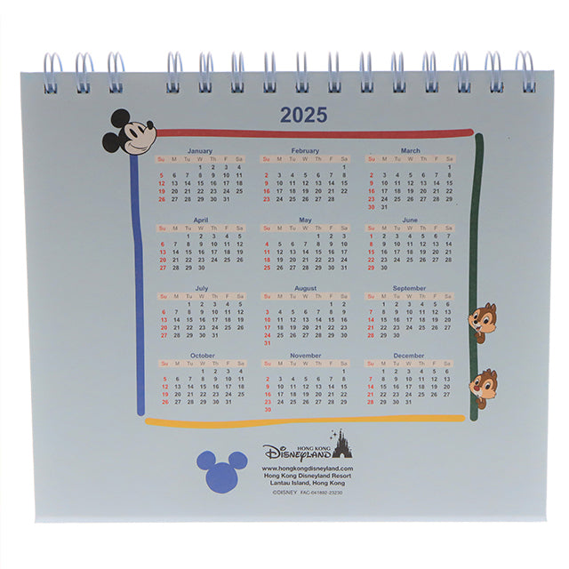 HKDL - Mickey Mouse and Friends 2024 Calendar【Ready Stock】