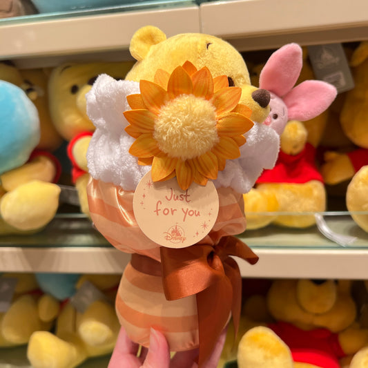 HKDL - Winnie the Pooh Scented Floral Plush Bouquet【Ready Stock】