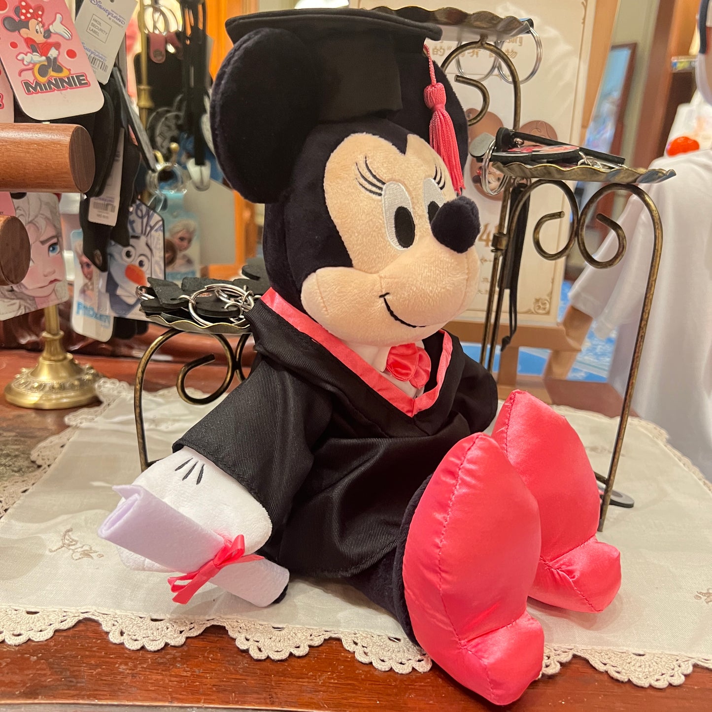 HKDL - Minnie Mouse Graduation Plush【Ready Stock】