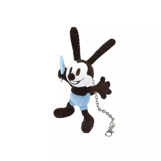 HKDL - Oswald The Lucky Rabbit Plush Keychain - Lucky Oswald【Ready Stock】