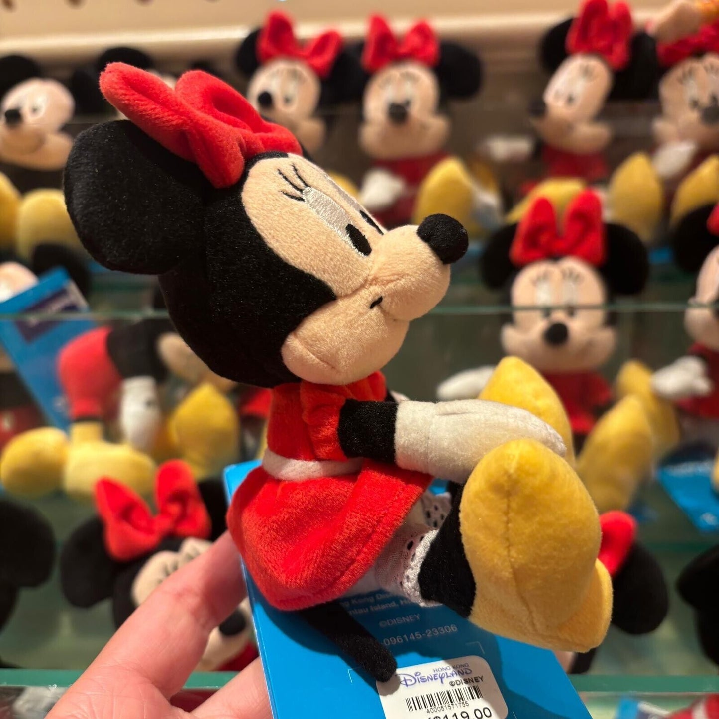 HKDL - Minnie Mouse Magnetic Shoulder Pal Plush【Ready Stock】