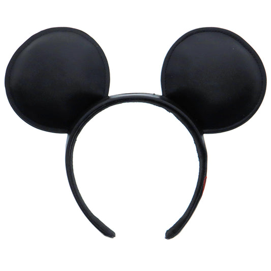 HKDL - Classic Mickey Mouse Ears Headband Simulated Leather【READY STOCK】