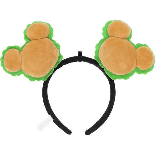 TDR - Hamburger Burger Mickey Ears Headband【Ready Stock】