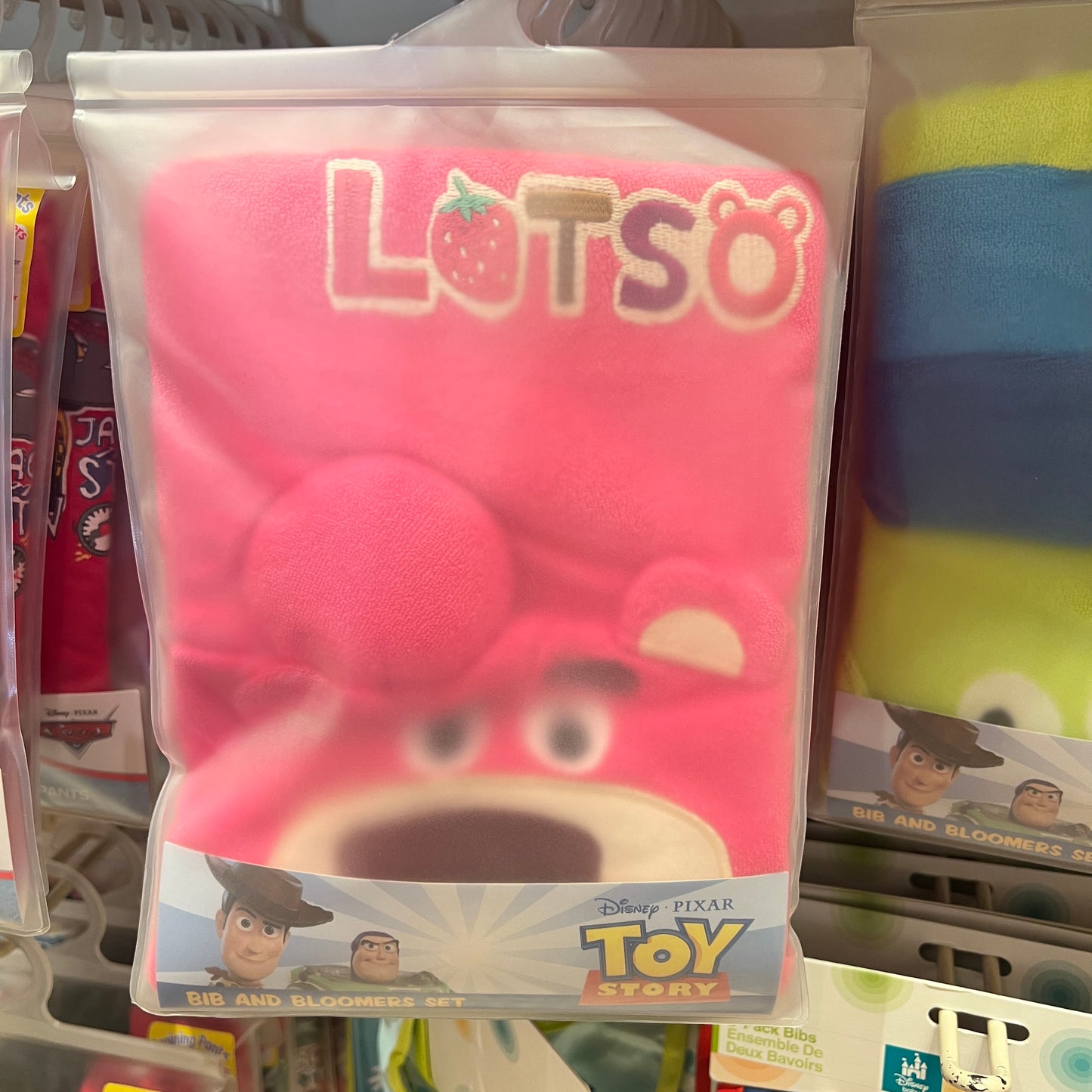 HKDL - Lotso Bib and Bloomers set【Ready Stock】