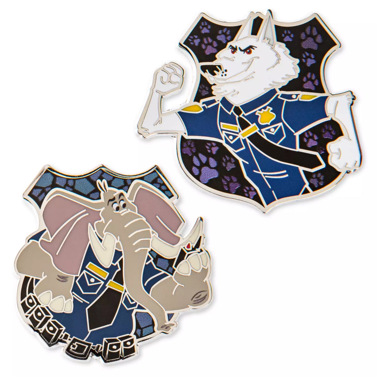 HKDL - Zootopia ''The ZPD'' Mystery Pins Set【Ready Stock】