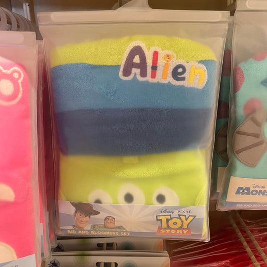 HKDL - Alien Bib and Bloomers set【Ready Stock】