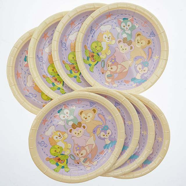 HKDL - Duffy and Friends Paper Plates【Ready Stock】