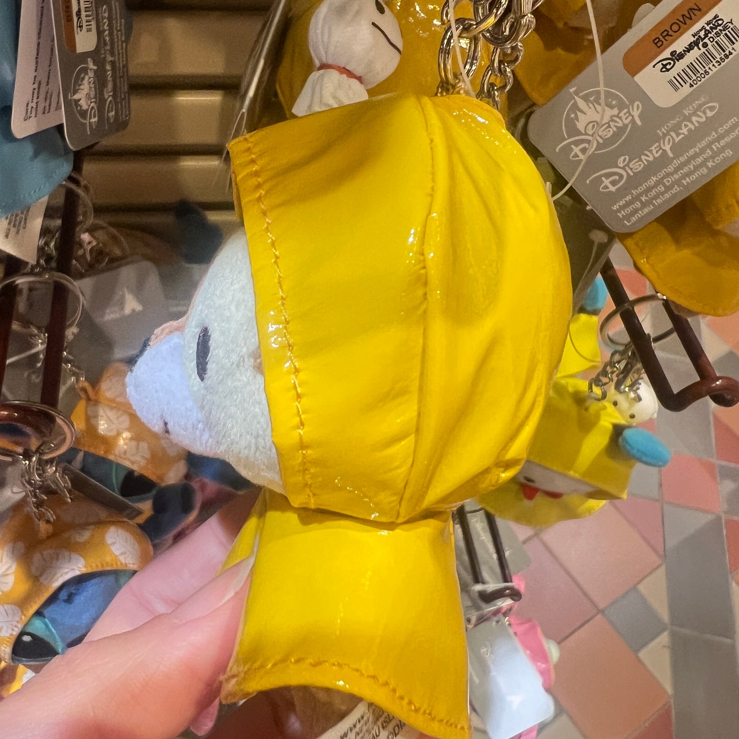 “Pre-order” HKDL - Chip Raincoat Plush Keychain