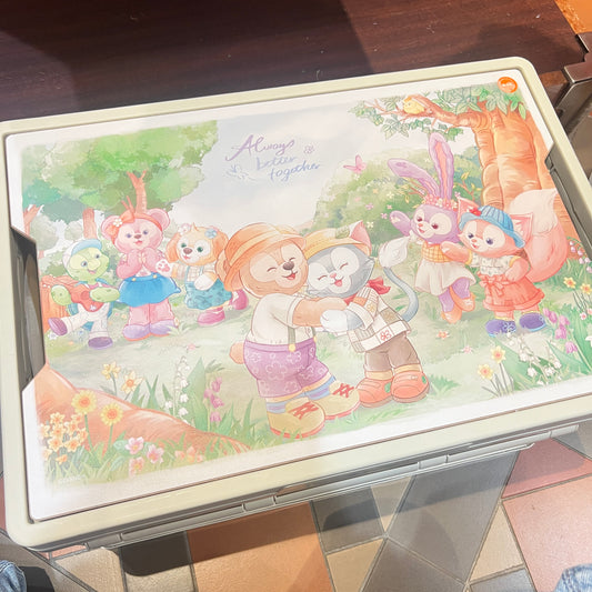 HKDL - Duffy and Friends Foldable Storage Box/ Container (2023 Spring Always better together)【Ready Stock】