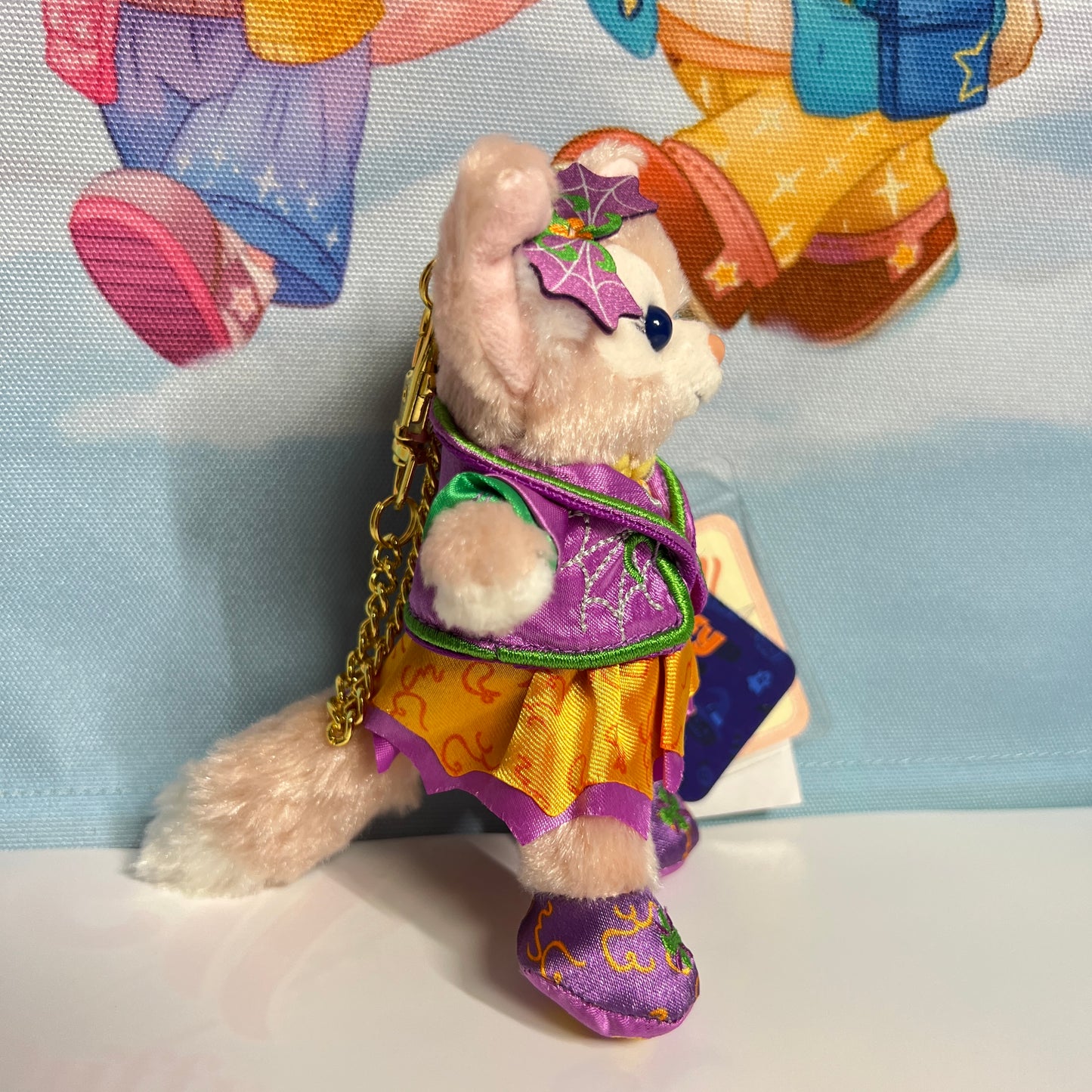 HKDL - LinaBell Plush Keychain Bag Charm (Halloween 2022), Duffy and Friends【Ready Stock】