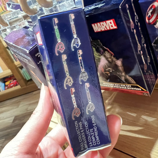 HKDL - Marvel Mystery Key Pins Set【Ready Stock】