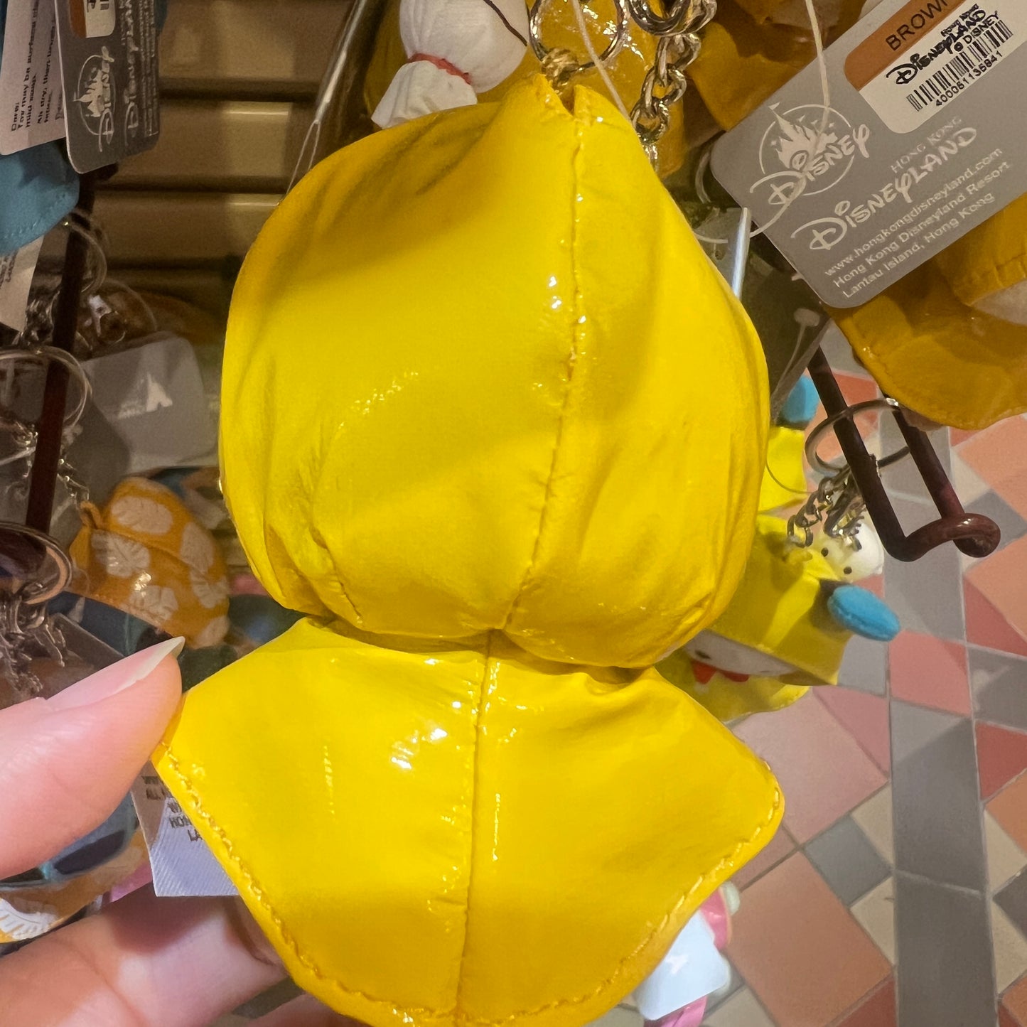 “Pre-order” HKDL - Chip Raincoat Plush Keychain
