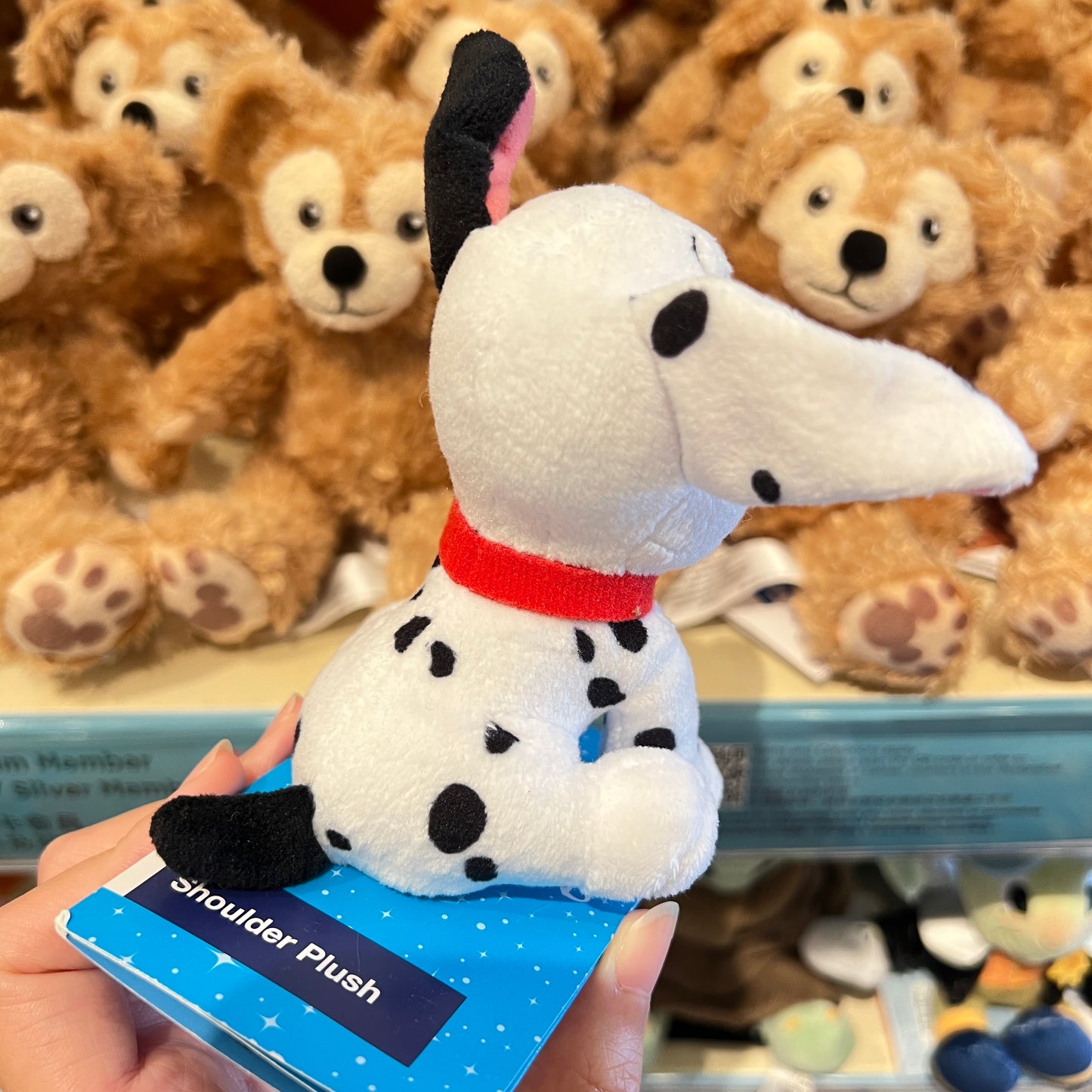 HKDL - 101 Dalmatians Dog Magnetic Shoulder Pal Plush【Ready Stock】