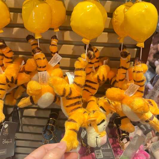 HKDL - Tigger Plush Keychain (Pooh Balloon Collection)【Ready Stock】