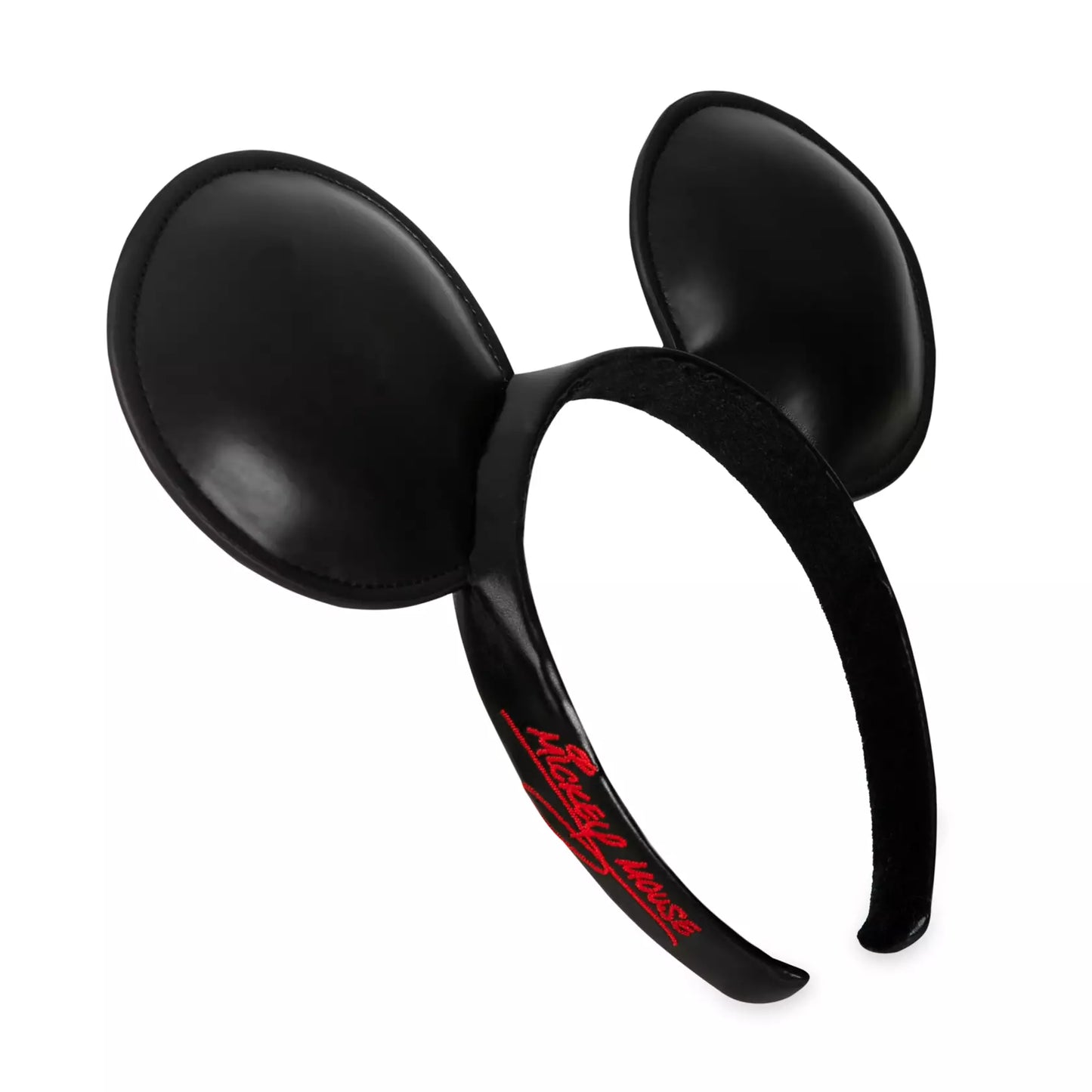 HKDL - Classic Mickey Mouse Ears Headband Simulated Leather【Ready Stock】