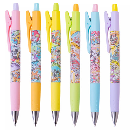 “Pre-Order” TDR - 6 mechanical pencils: Mickey Mouse and friends