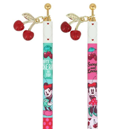 "Pre-Order" TDR - Mickey & Minnie Black Ballpoint Pens set, WITH THE CHERRY ON TOP 2026