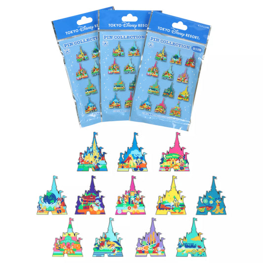 "Pre-Order" TDR - Tokyo Disney Resort 2-Piece Mystery Pin Blind Pack