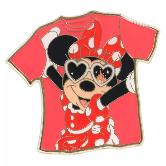 "Pre-Order" TDR - Minnie Pin Badge, Mickey & Friends with Sunglasses 2026