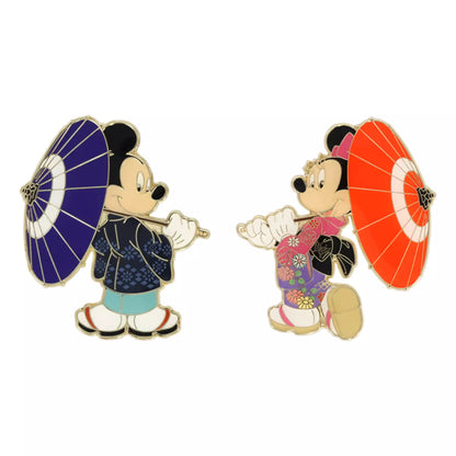 "Pre-Order" TDR - Mickey and Minnie Japanese Style Pins set