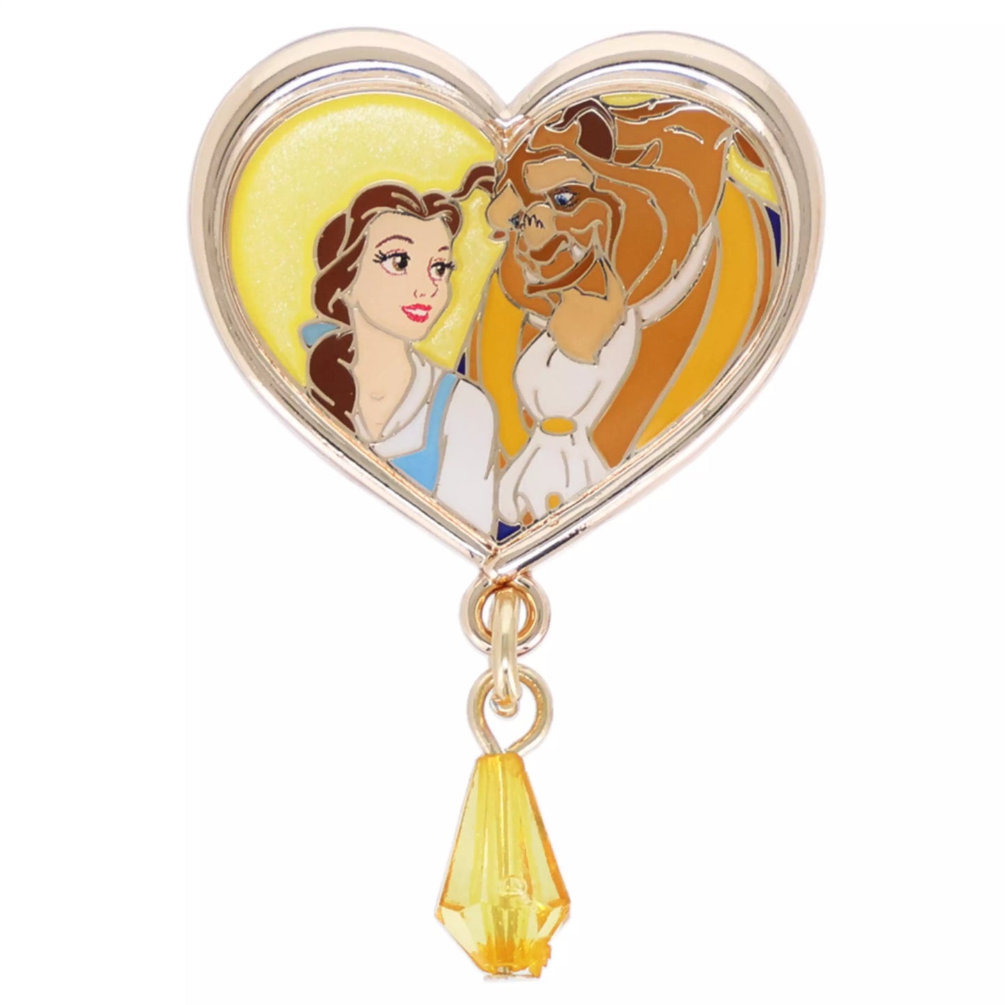 "Pre-Order" TDR - Belle and Beast heart-shaped Pin, You are Loved! 2026