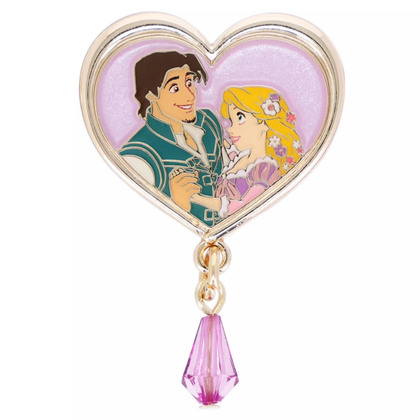 "Pre-Order" TDR - Rapunzel and Flynn heart-shaped Pin, You are Loved! 2026