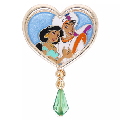 "Pre-Order" TDR - Aladdin and Jasmine heart-shaped Pin, You are Loved! 2026