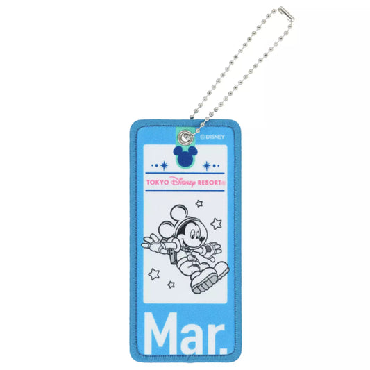 "Pre-Order" TDR - Mickey Mouse Mar, Embroidered Patch Accessories Keychain 2026