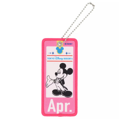 "Pre-Order" TDR - Mickey Mouse Apr, Embroidered Patch Accessories Keychain 2026