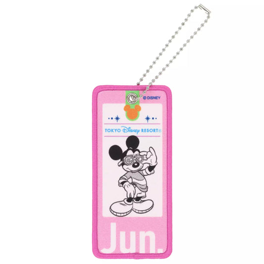 "Pre-Order" TDR - Mickey Mouse Jun, Embroidered Patch Accessories Keychain 2026
