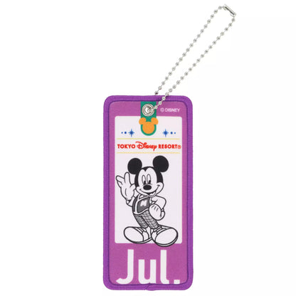 "Pre-Order" TDR - Mickey Mouse Jul, Embroidered Patch Accessories Keychain 2026