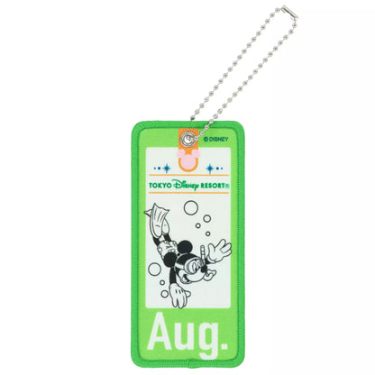 "Pre-Order" TDR - Mickey Mouse Aug, Embroidered Patch Accessories Keychain 2026