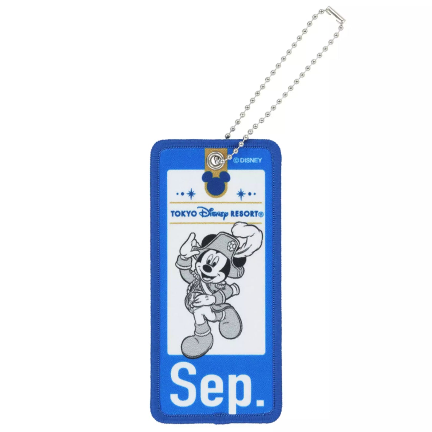 "Pre-Order" TDR - Mickey Mouse Sep, Embroidered Patch Accessories Keychain 2026