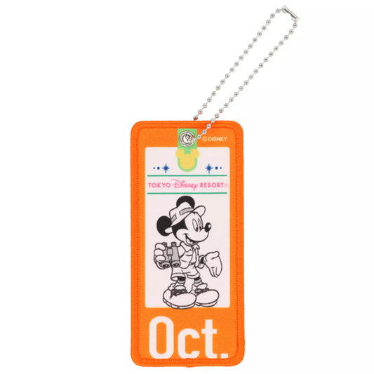 "Pre-Order" TDR - Mickey Mouse Oct, Embroidered Patch Accessories Keychain 2026
