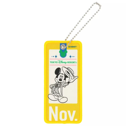 "Pre-Order" TDR - Mickey Mouse Nov, Embroidered Patch Accessories Keychain 2026