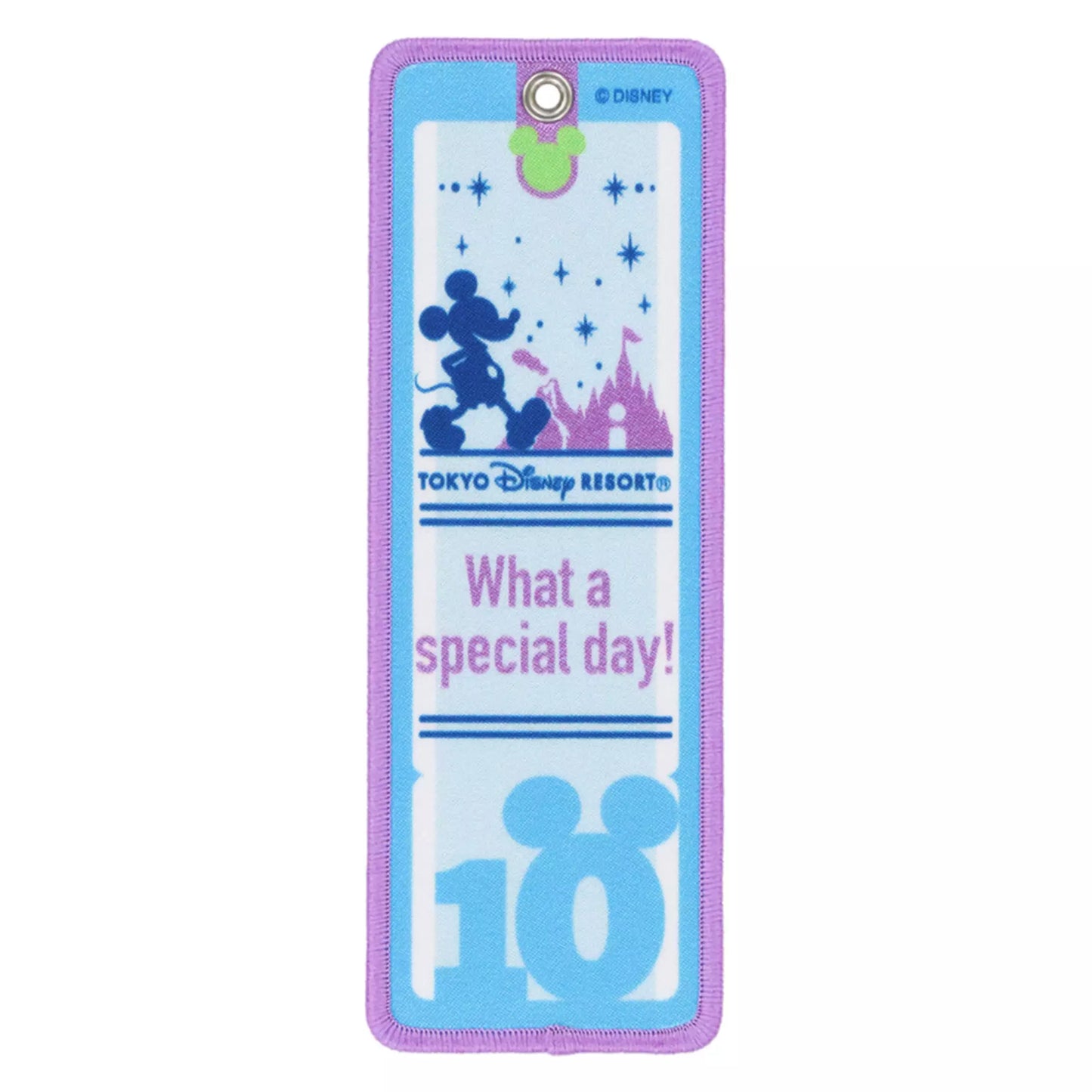 "Pre-Order" TDR - Mickey Mouse 10, Embroidered Patch Accessories Keychain 2026