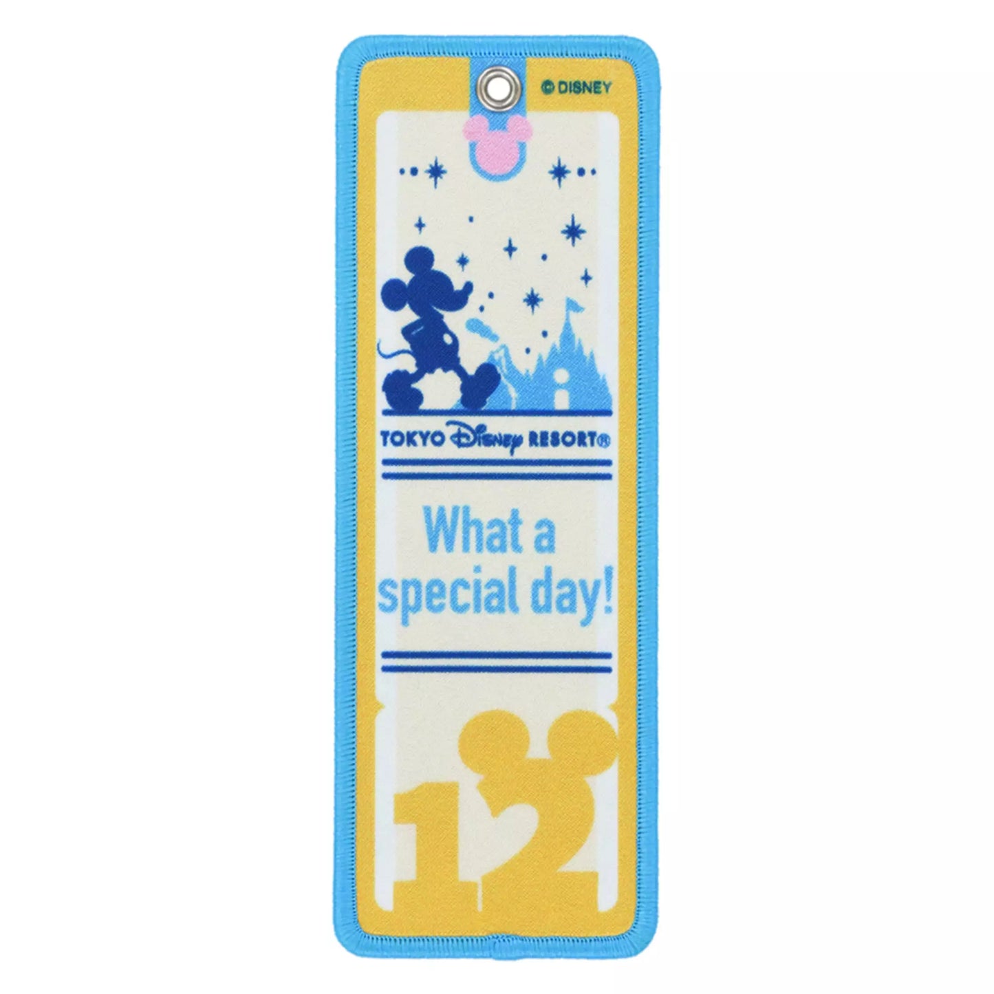 "Pre-Order" TDR - Mickey Mouse 12, Embroidered Patch Accessories Keychain 2026