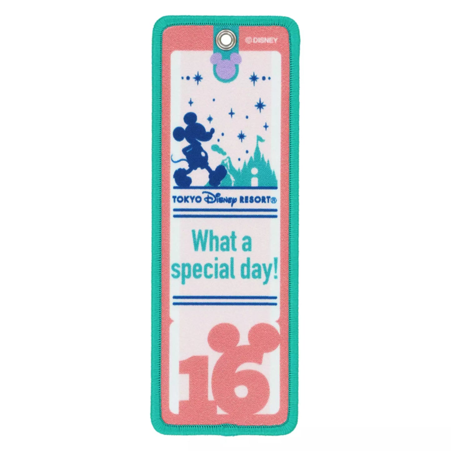 "Pre-Order" TDR - Mickey Mouse 16, Embroidered Patch Accessories Keychain 2026