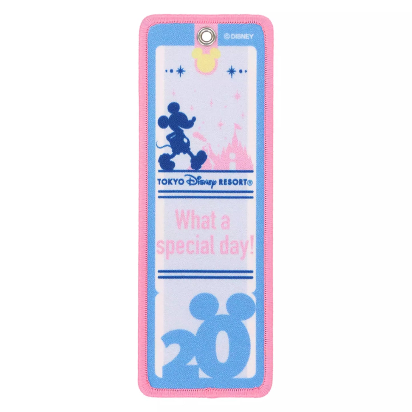 "Pre-Order" TDR - Mickey Mouse 20, Embroidered Patch Accessories Keychain 2026