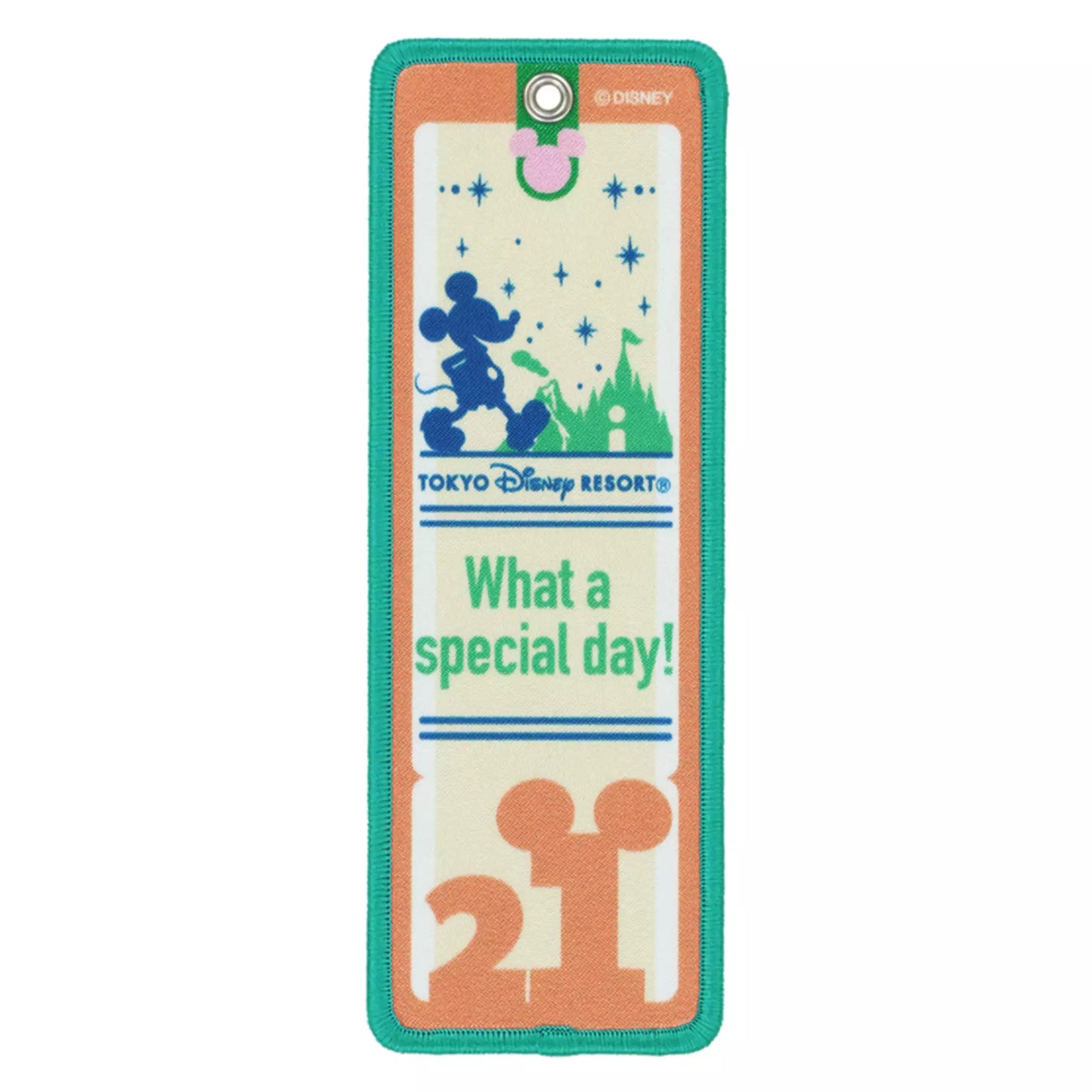 "Pre-Order" TDR - Mickey Mouse 21, Embroidered Patch Accessories Keychain 2026