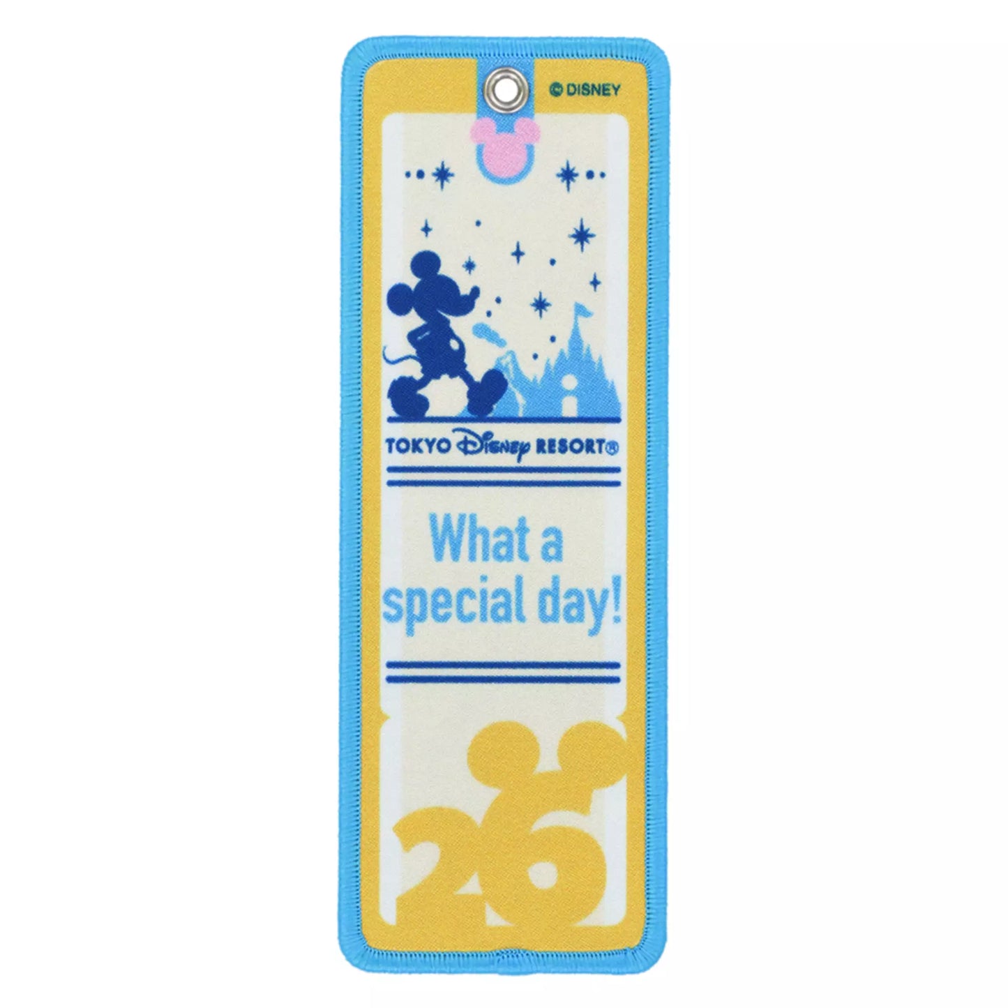 "Pre-Order" TDR - Mickey Mouse 26, Embroidered Patch Accessories Keychain 2026