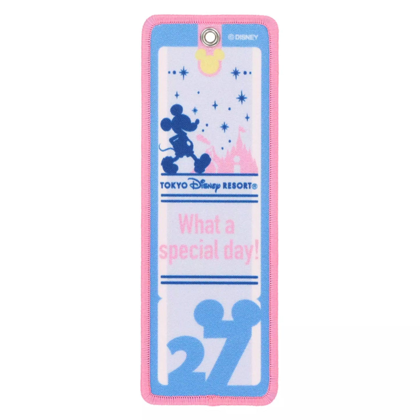 "Pre-Order" TDR - Mickey Mouse 27, Embroidered Patch Accessories Keychain 2026