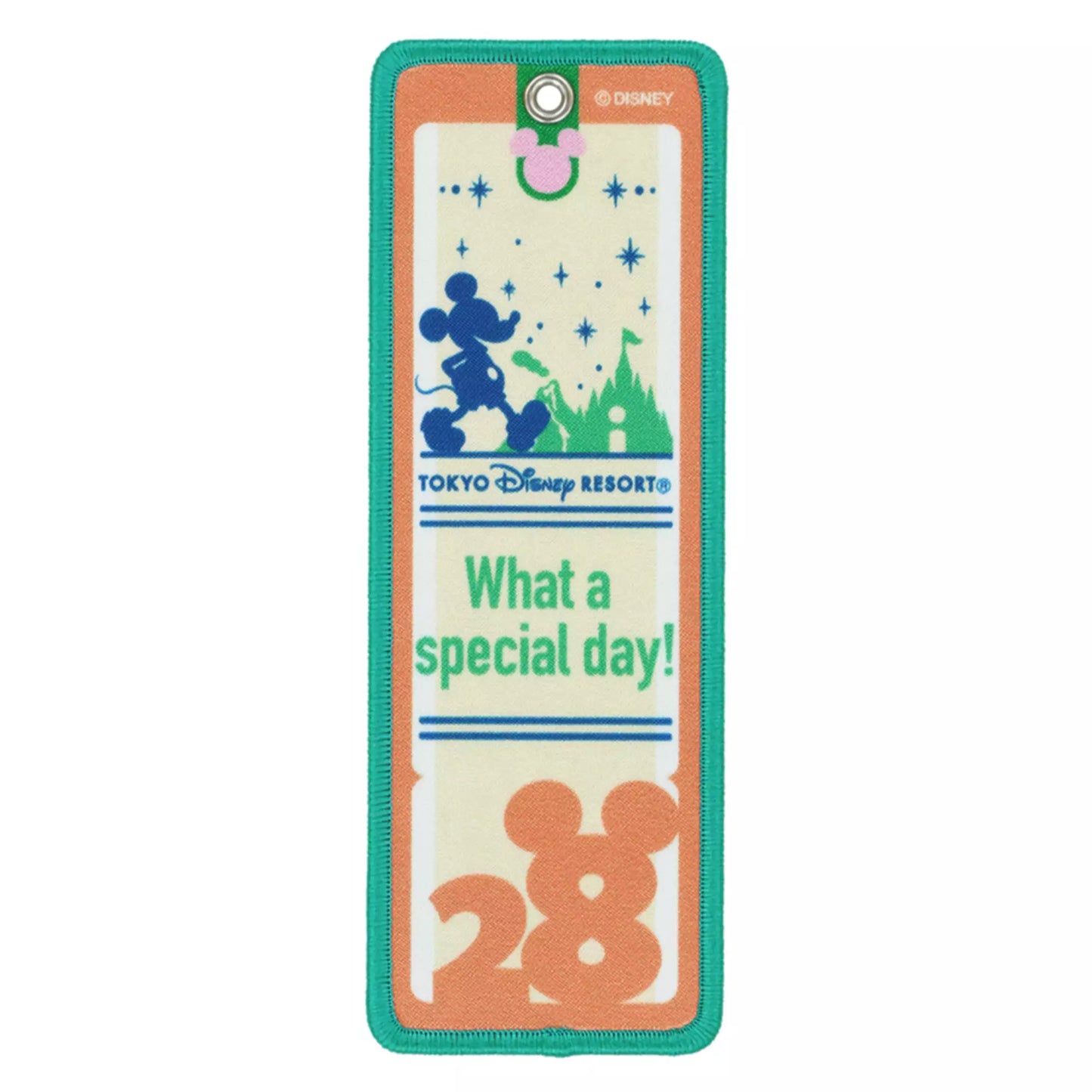 "Pre-Order" TDR - Mickey Mouse 28, Embroidered Patch Accessories Keychain 2026