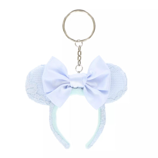 "Pre-Order" TDR - Minnie Mouse Ears Headband Keychain - Disney Blue Ever After