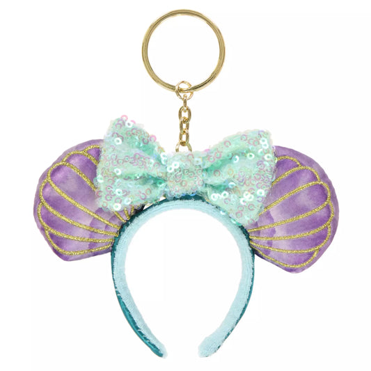 "Pre-Order" TDR - Ariel Ears Headband Keychain - The Little Mermaid 30th Anniversary