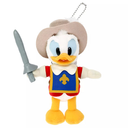 "Pre-Order" TDR - Donald Duck Plush Bag Keychain, The Three Musketeers