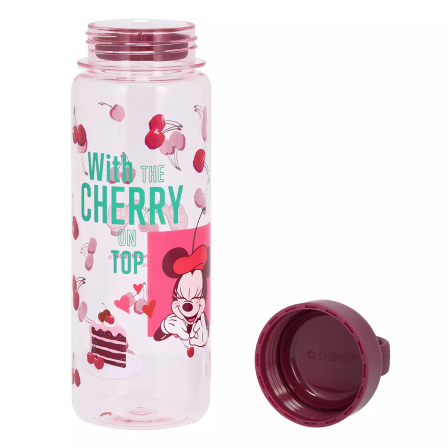 "Pre-Order" TDR - Minnie Mouse Drink Bottle 500ml, WITH THE CHERRY ON TOP 2026