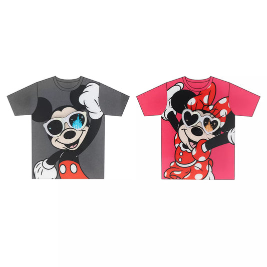 "Pre-Order" TDR - Mickey and Minnie T-shirts Decoration Magnet set, Mickey & Friends with Sunglasses 2026